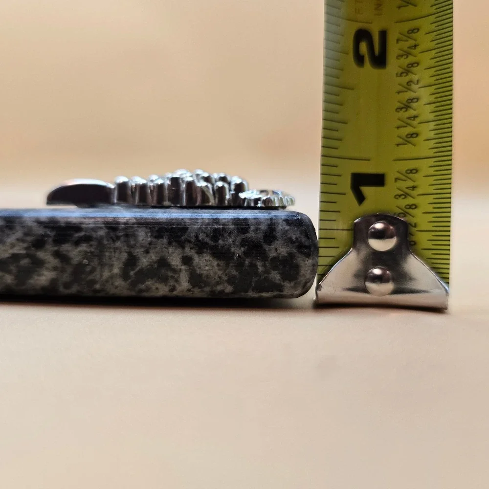 Granite Cheese Board Trivet Wine Bottle Glass Grapes Metal Accent Kitchen‎ Decor